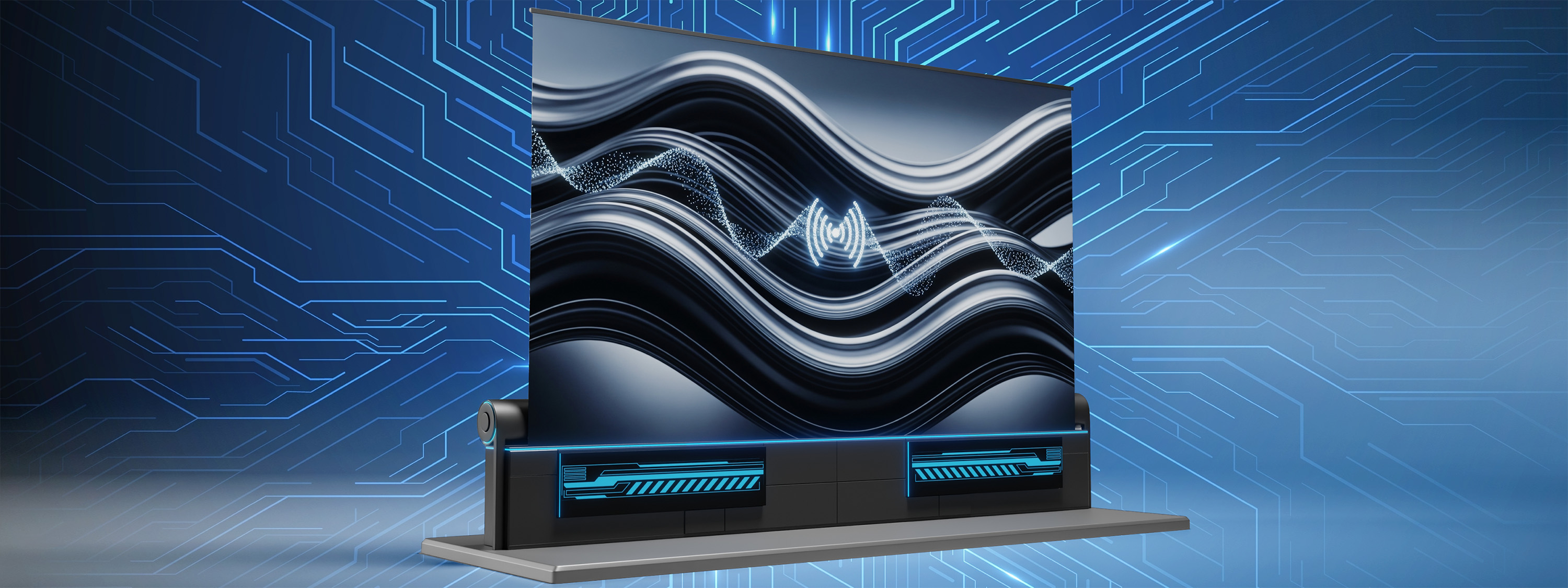 Futuristic TV concept