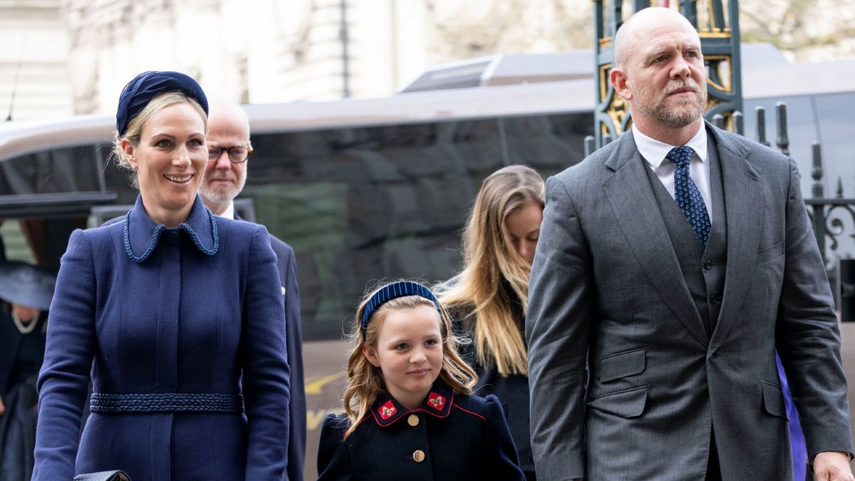 Mia Tindall Wears Royal Family Hand-me-down To Memorial | Woman & Home