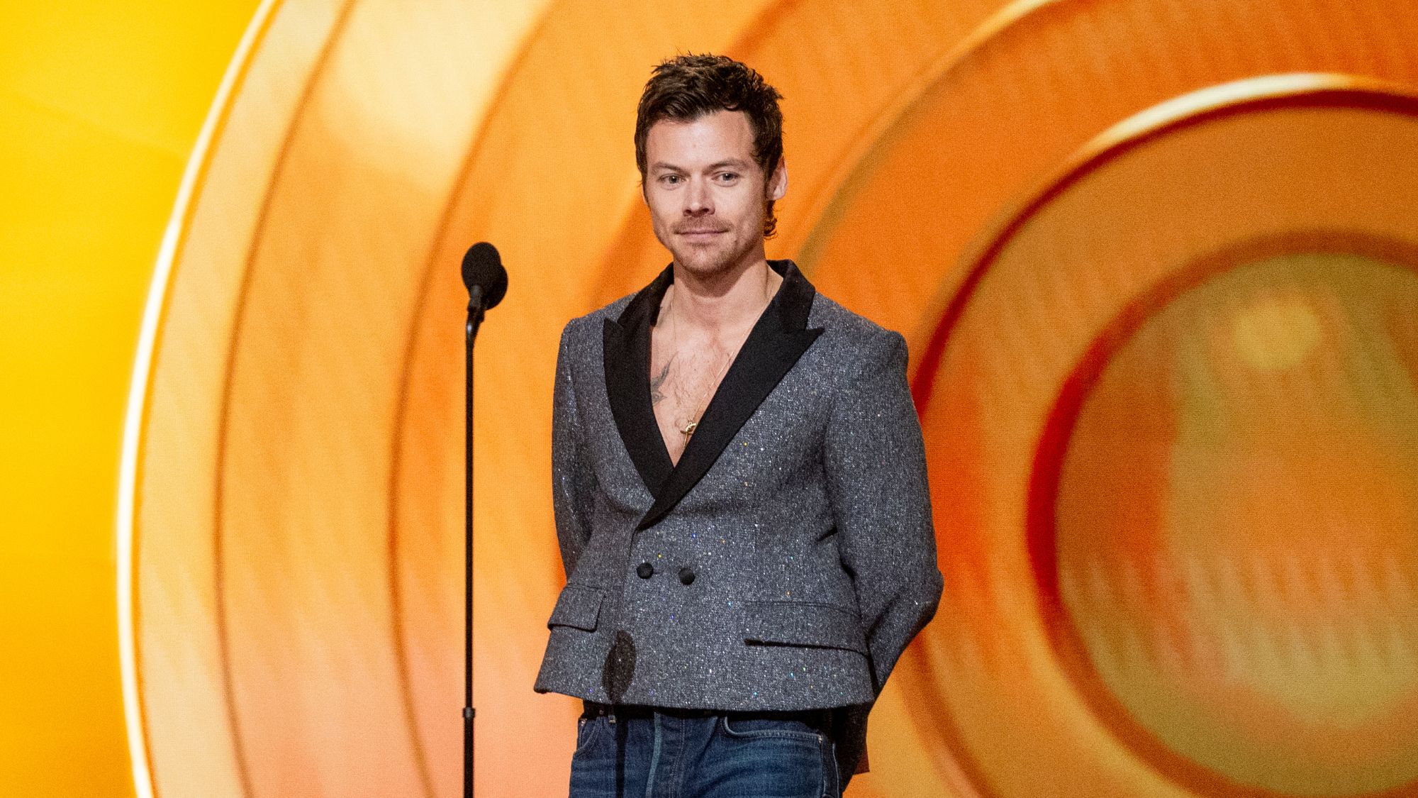 Harry Styles attends the 68th Grammy Awards