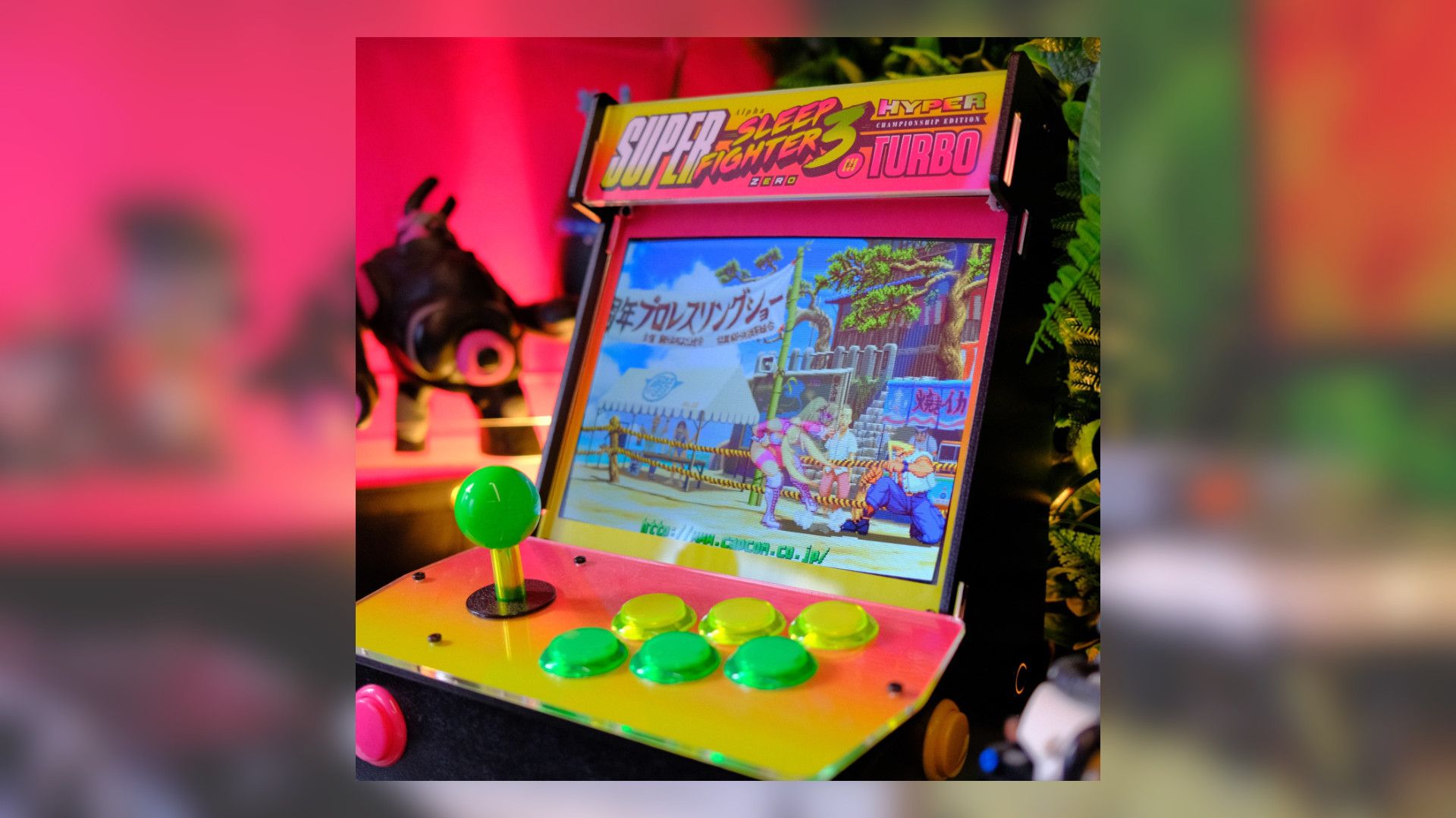 Neon Raspberry Pi Picade: A Time Machine to the 1990s | Tom's Hardware