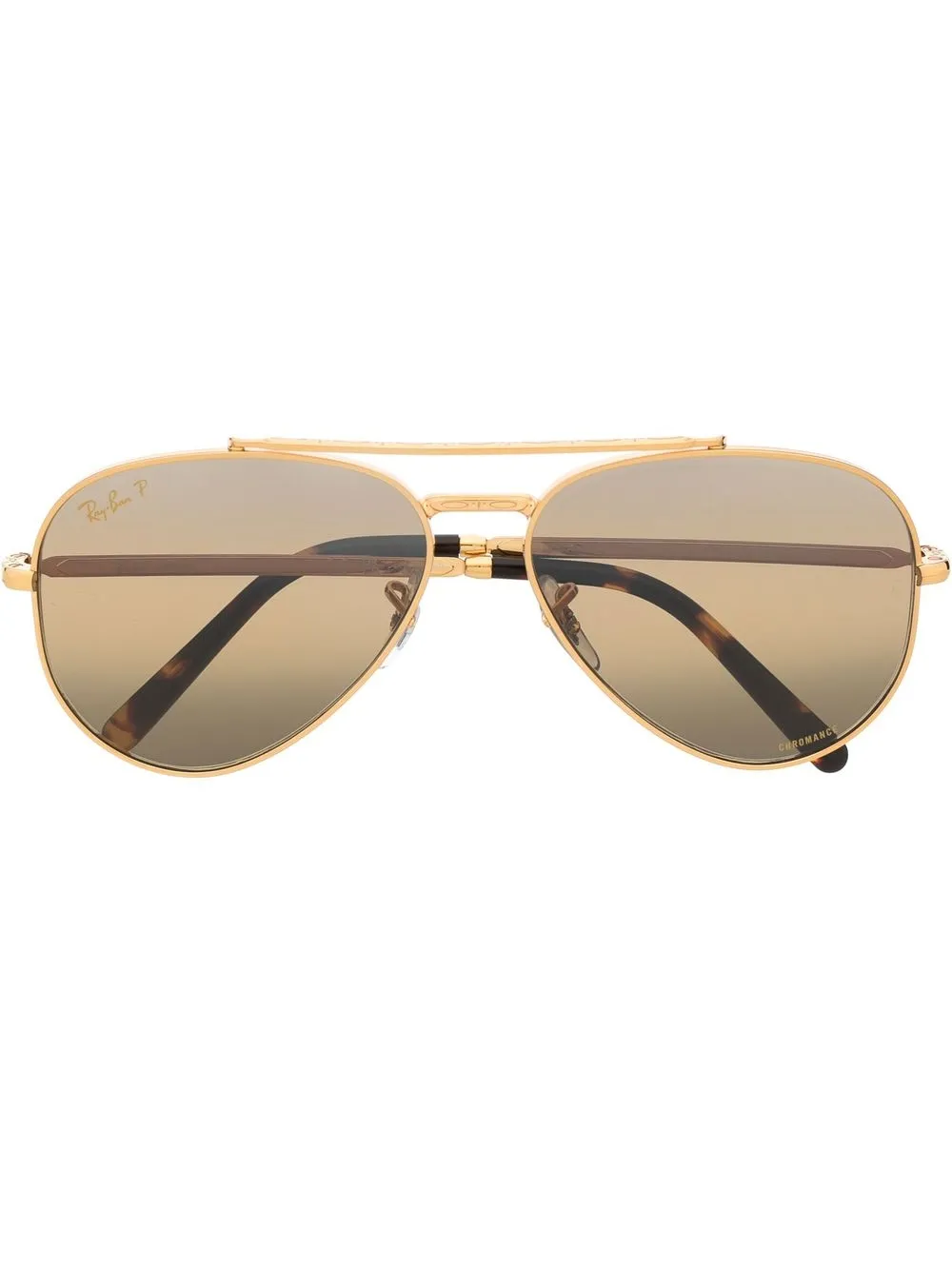 Mirrored-Lens Aviator Sunglasses | 58