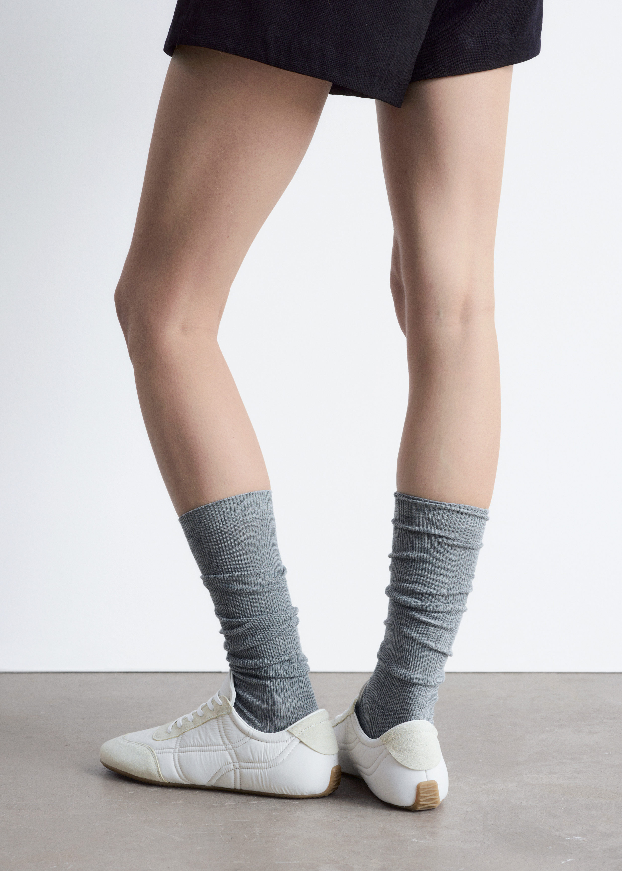 Suede-Detail Trainers