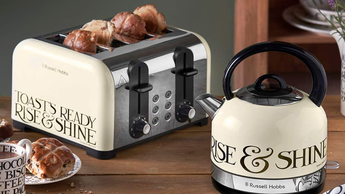 This Russell Hobbs and Emma Bridgewater toaster and kettle set has £73