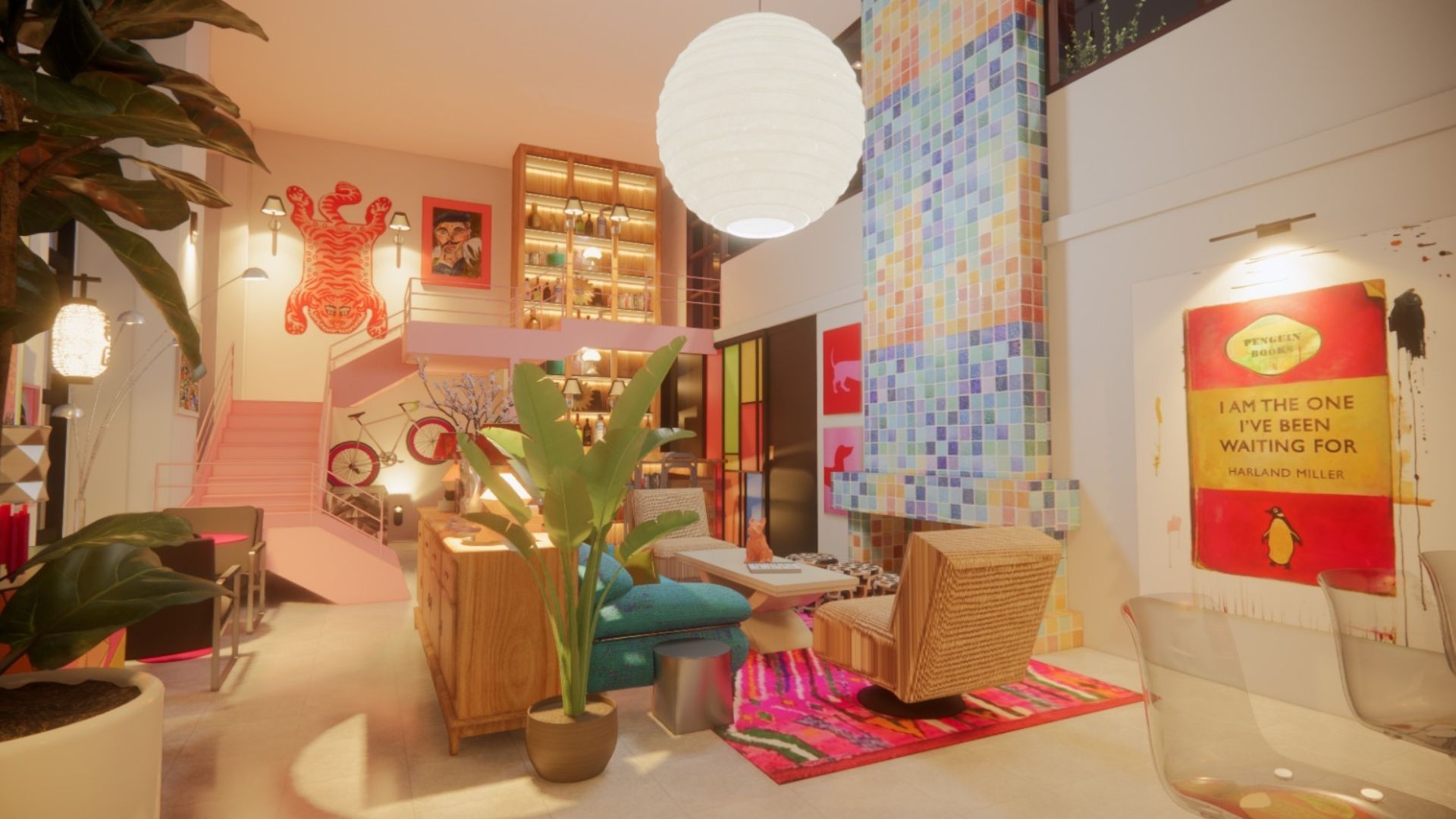 an image of the interior of the houseparty venue in shoreditch