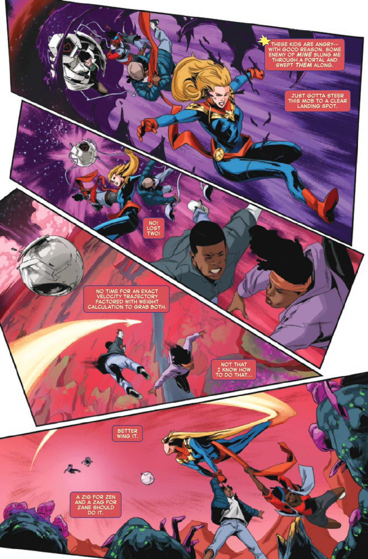 Captain Marvel: Dark Tempest #2 interior art