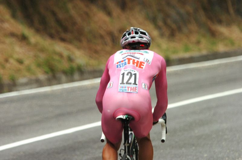 Danilo Di Luca during the Riomaggiore time trial