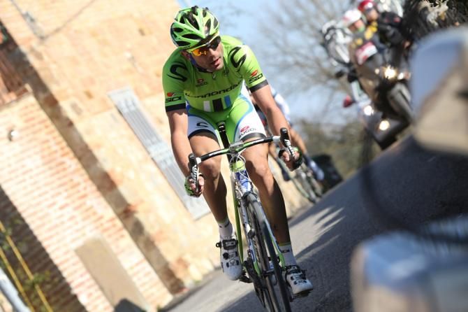 Moreno Moser (Cannondale) makes his move