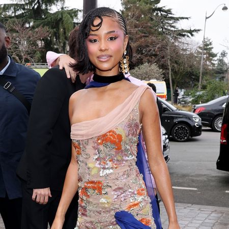 Tyla attends the Valentino couture show in Paris