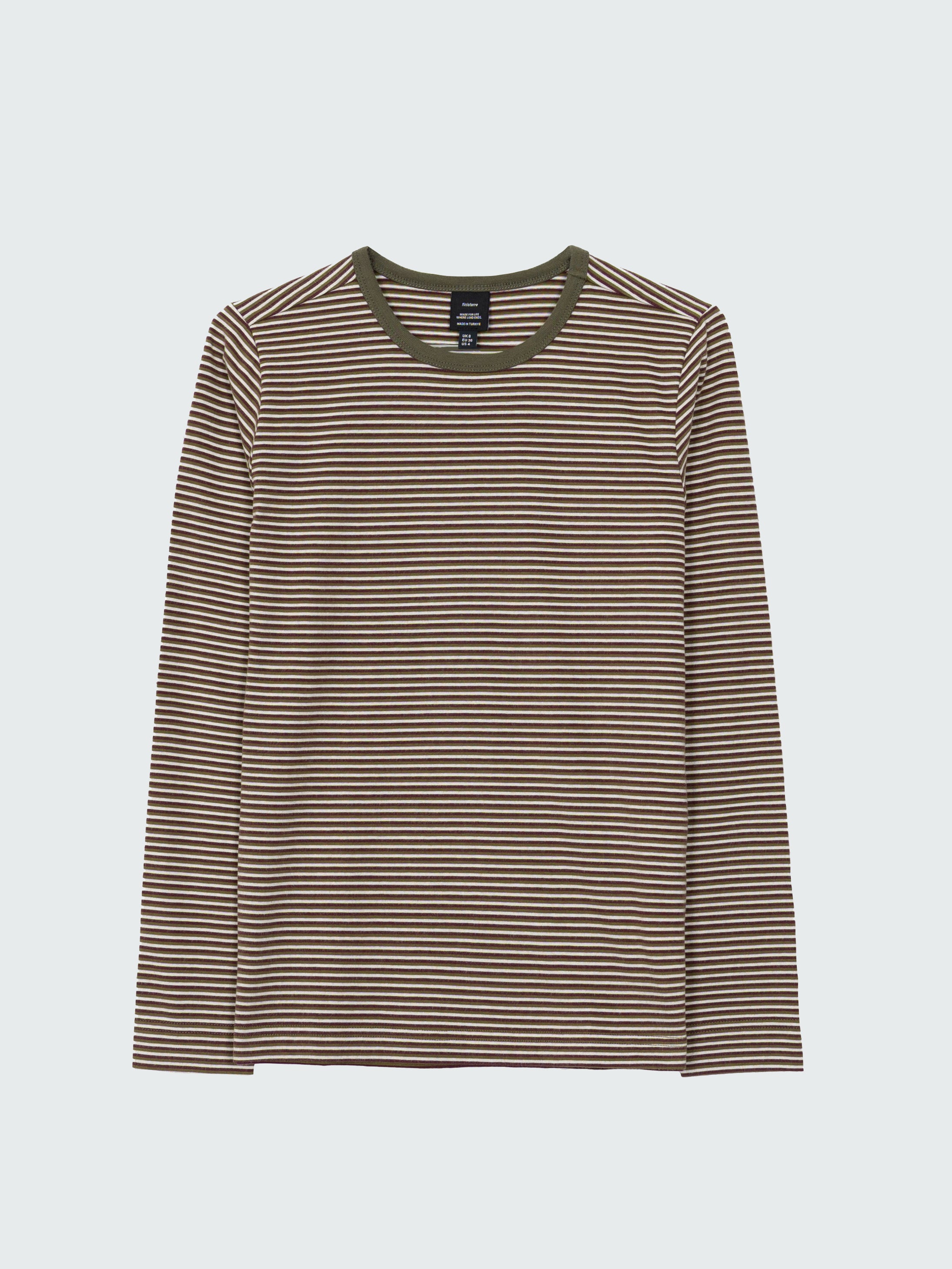 Women's Eldon Long Sleeve T-Shirt 6 / Seagrass/plum/ecru