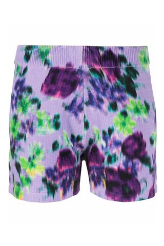 Kenzo knitted floral-print shorts