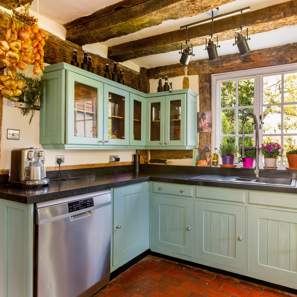Shaw bridge house kitchen with dishwasher and sink
