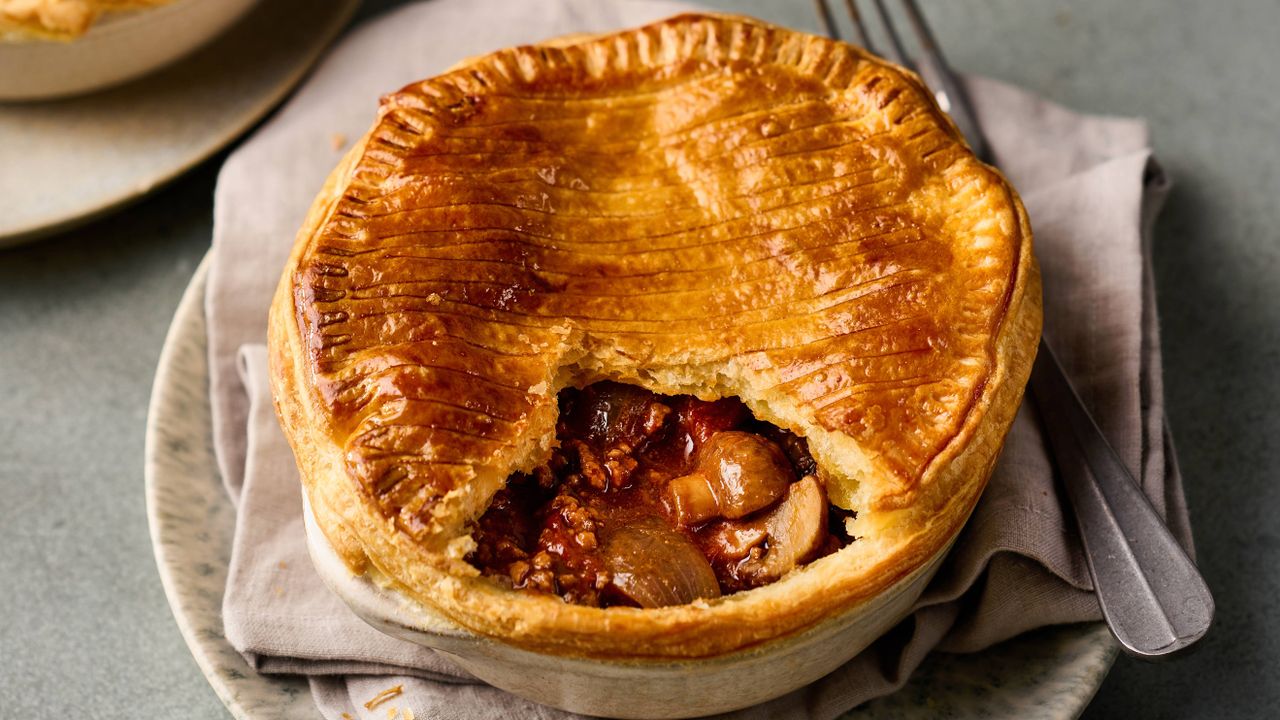 mince beef pot pies