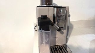 De'Longhi Rivelia coffee machine in Emily Diamond's kitchen