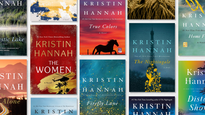 a collage of the covers of kristin hannah&#039;s books