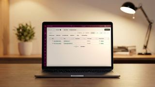 HubSpot being used on a macbook