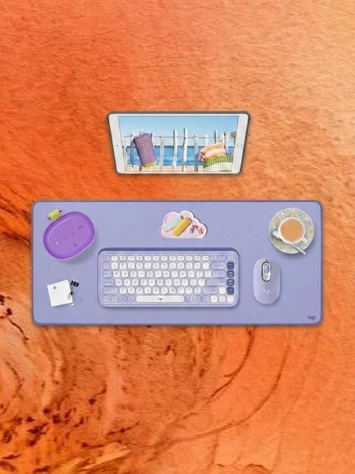 Logitech Studio Series Desk Mat Large 28x12 Inches - Lilac