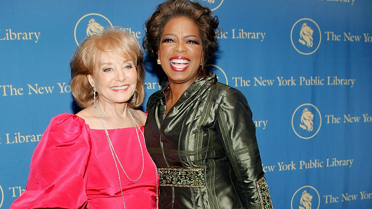 Barbara Walters and Oprah