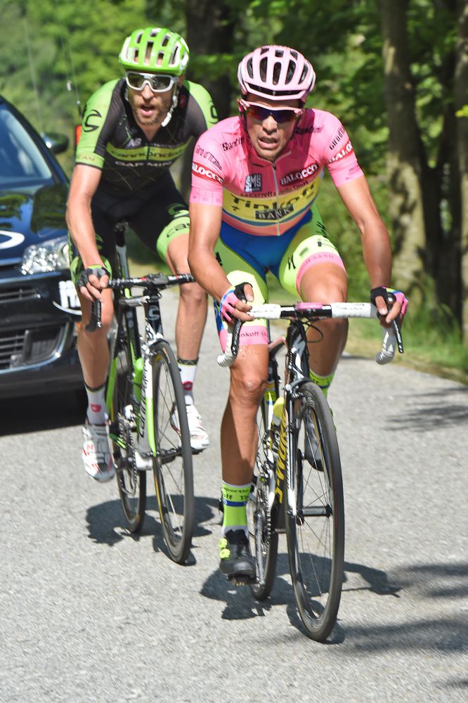 Ryder Hesjedal joined Contador.