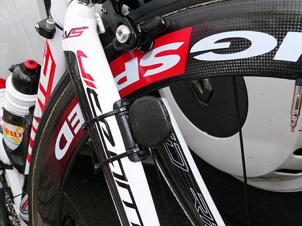 A wireless sensor handles speed duties.