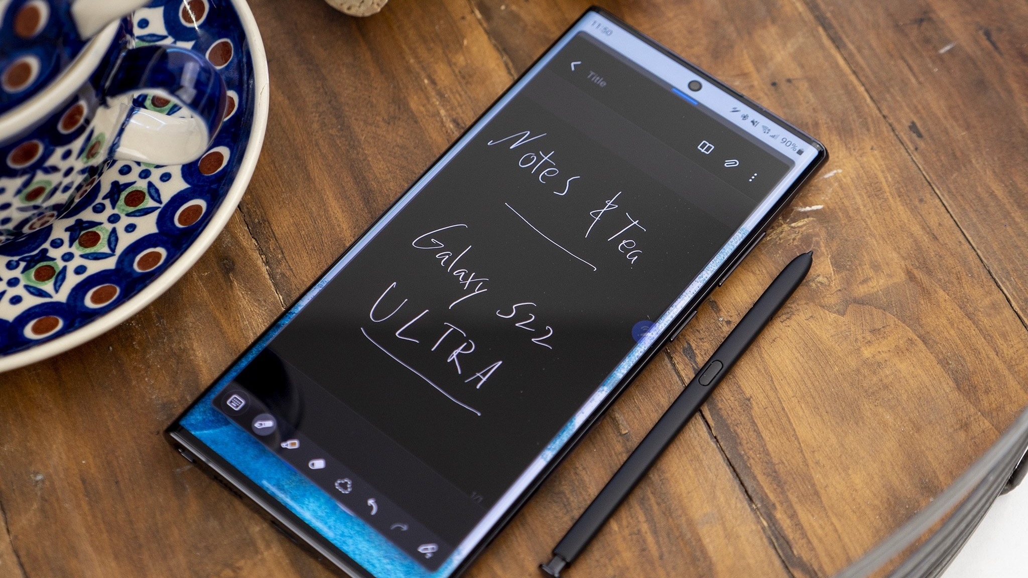 Notes Du Samsung Galaxy S22 Ultra Avec S Pen