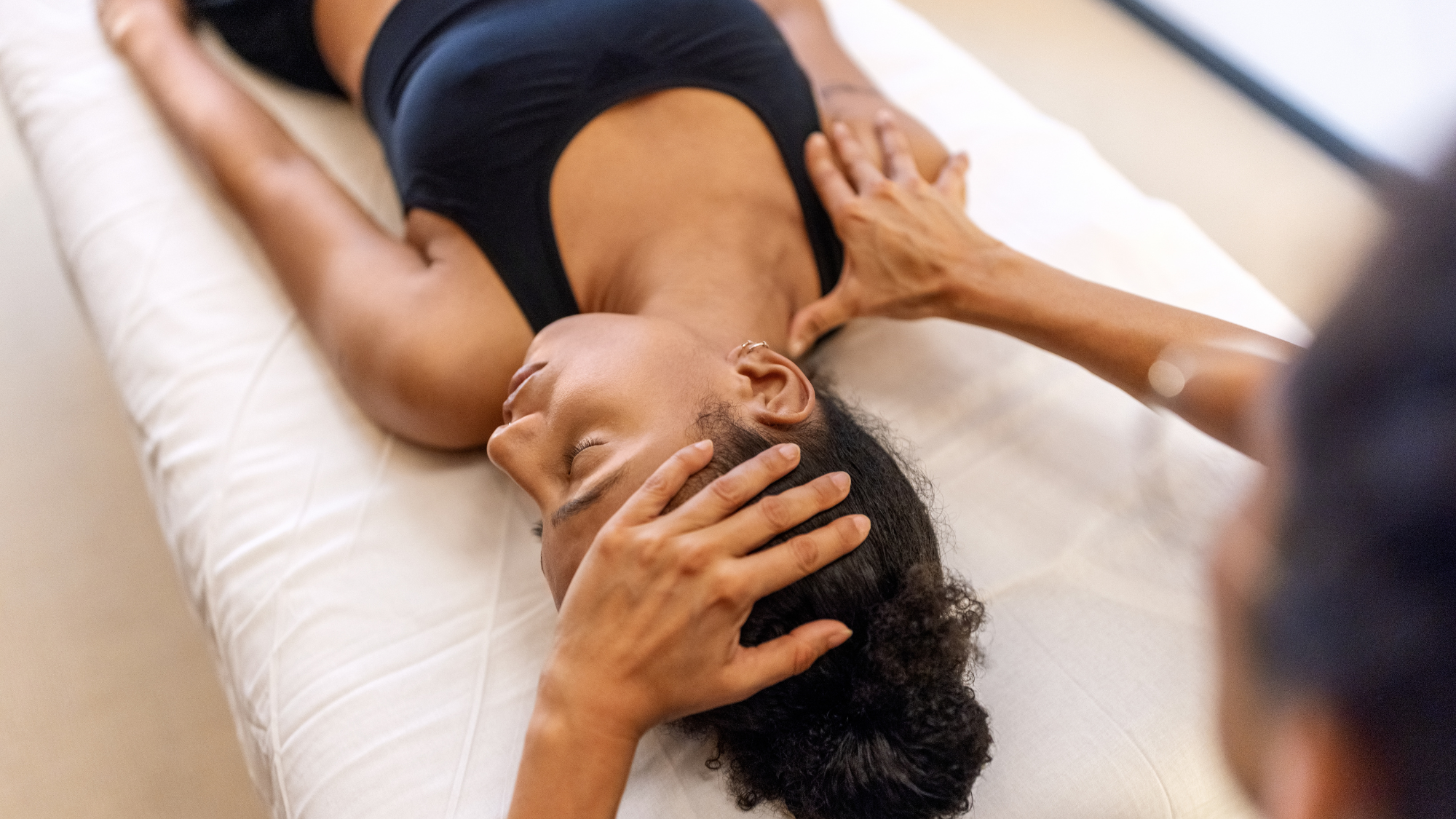 Crying after a massage