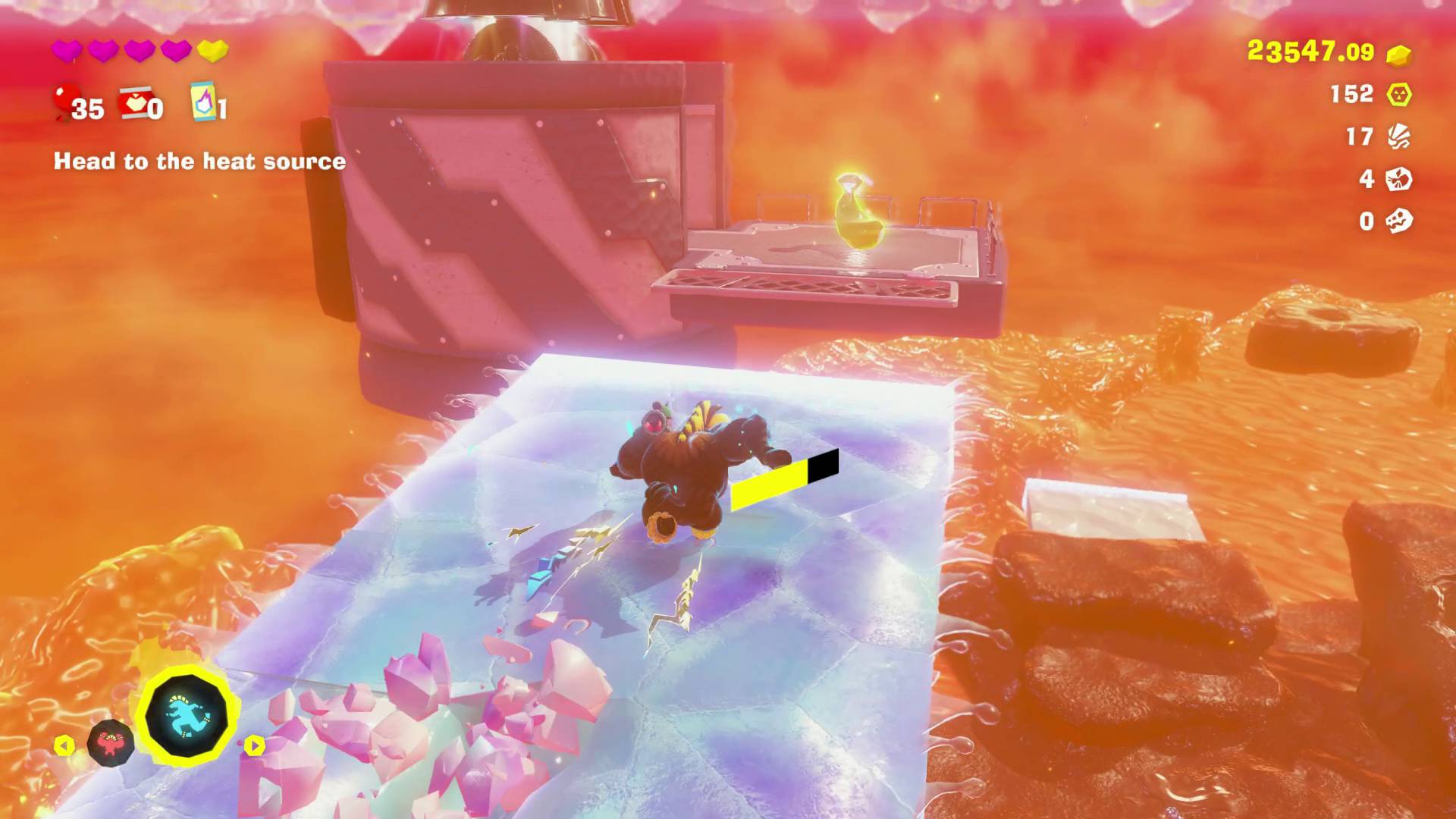 Donkey Kong Bananza freezer layer