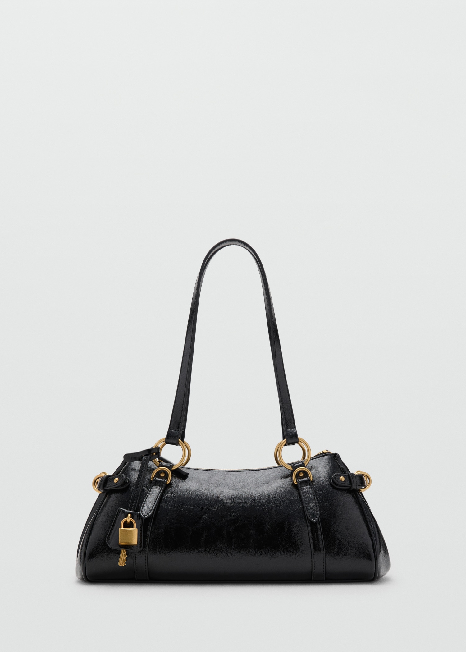 Bowling Shoulder Bag With Charm - Women | Mango Usa