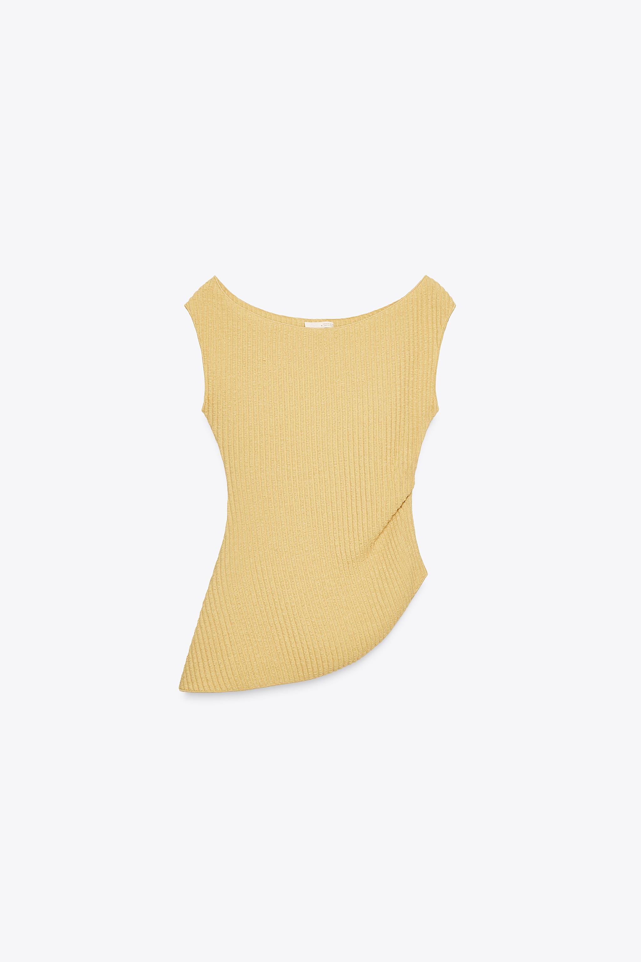 Draped Textured Top