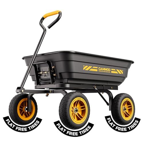 Cammoo 600 Lb Garden Dump Cart