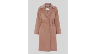 best belted winter coats: Whistles DOUBLE FACED WOOL WRAP COAT