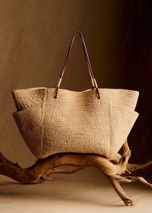 Paloma Basket Bag - Natural - Raffia - Sézane