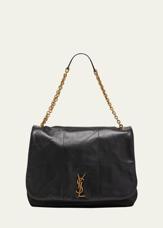 Jamie 4.3 Maxi Ysl Shoulder Bag in Smooth Leather