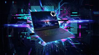 Ai-generated image of the Lenovo Legion 5i gaming laptop visualized