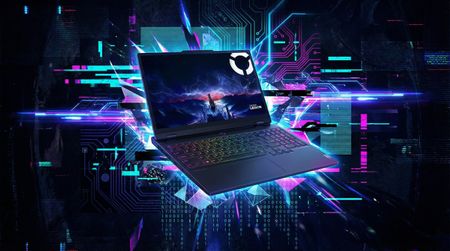Ai-generated image of the Lenovo Legion 5i gaming laptop visualized
