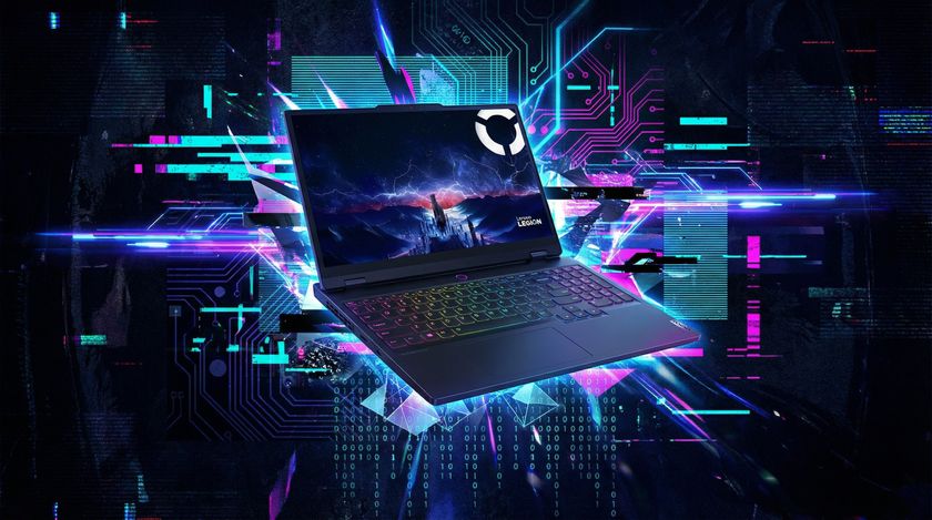 Ai-generated image of the Lenovo Legion 5i gaming laptop visualized