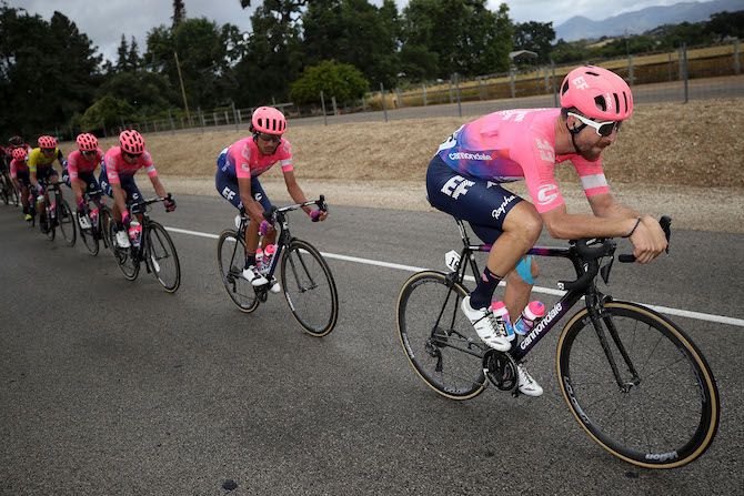 EF Education First's Taylor Phinney leads the line on stage 5 of the 2019 Tour of California