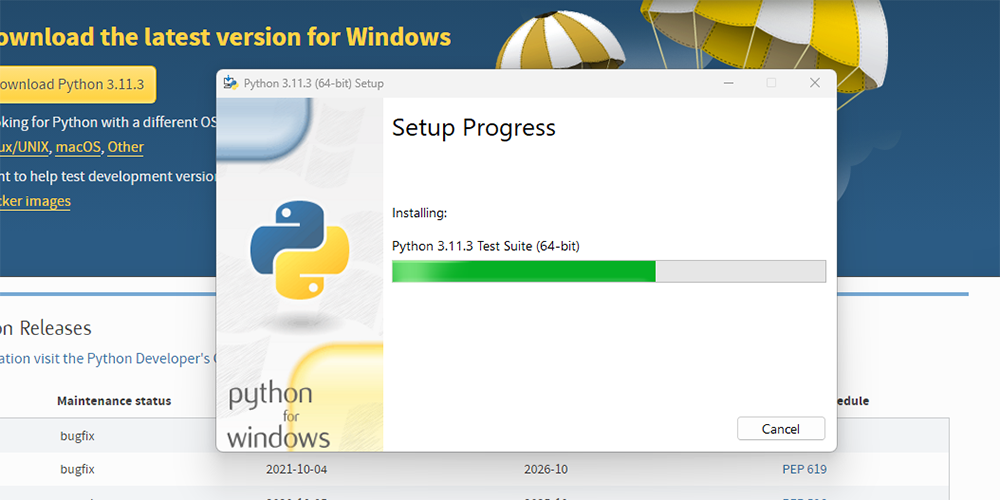 Python 3 installation guide for Windows