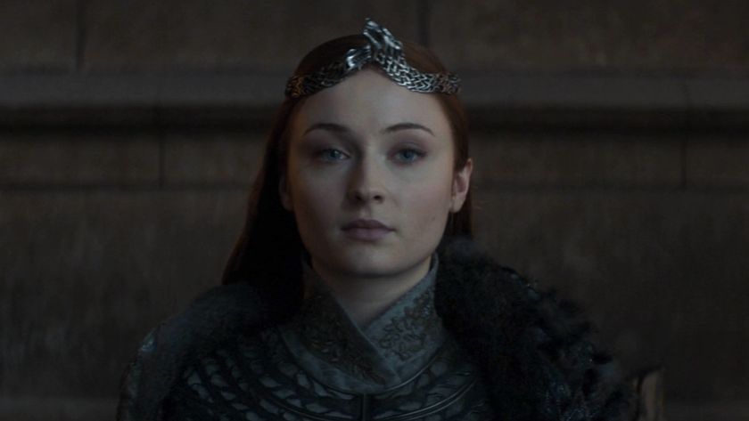 Sansa wearing a crown in the finale of Game of Thrones
