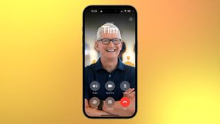 iOS 17 end-call button Phone app