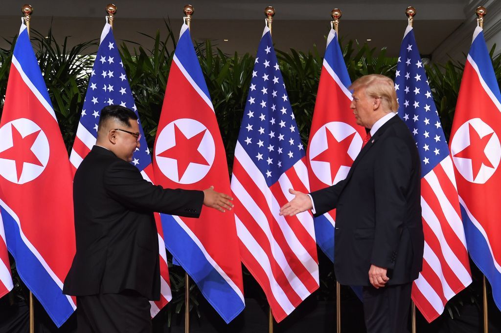 President Trump and North Korean leader Kim Jong Un