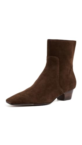 Madewell Women's Laurel Booties, Rich Brown, 9.5 Medium Us