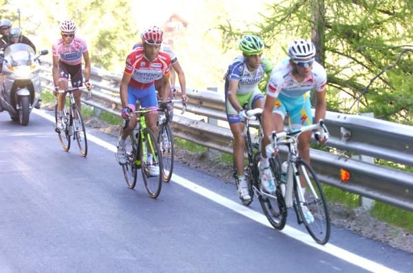 Roman Kreuziger (Astana) was forced to do a lot of the work