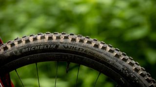 Michelin Wild Enduro MH tire fitted to a wheel