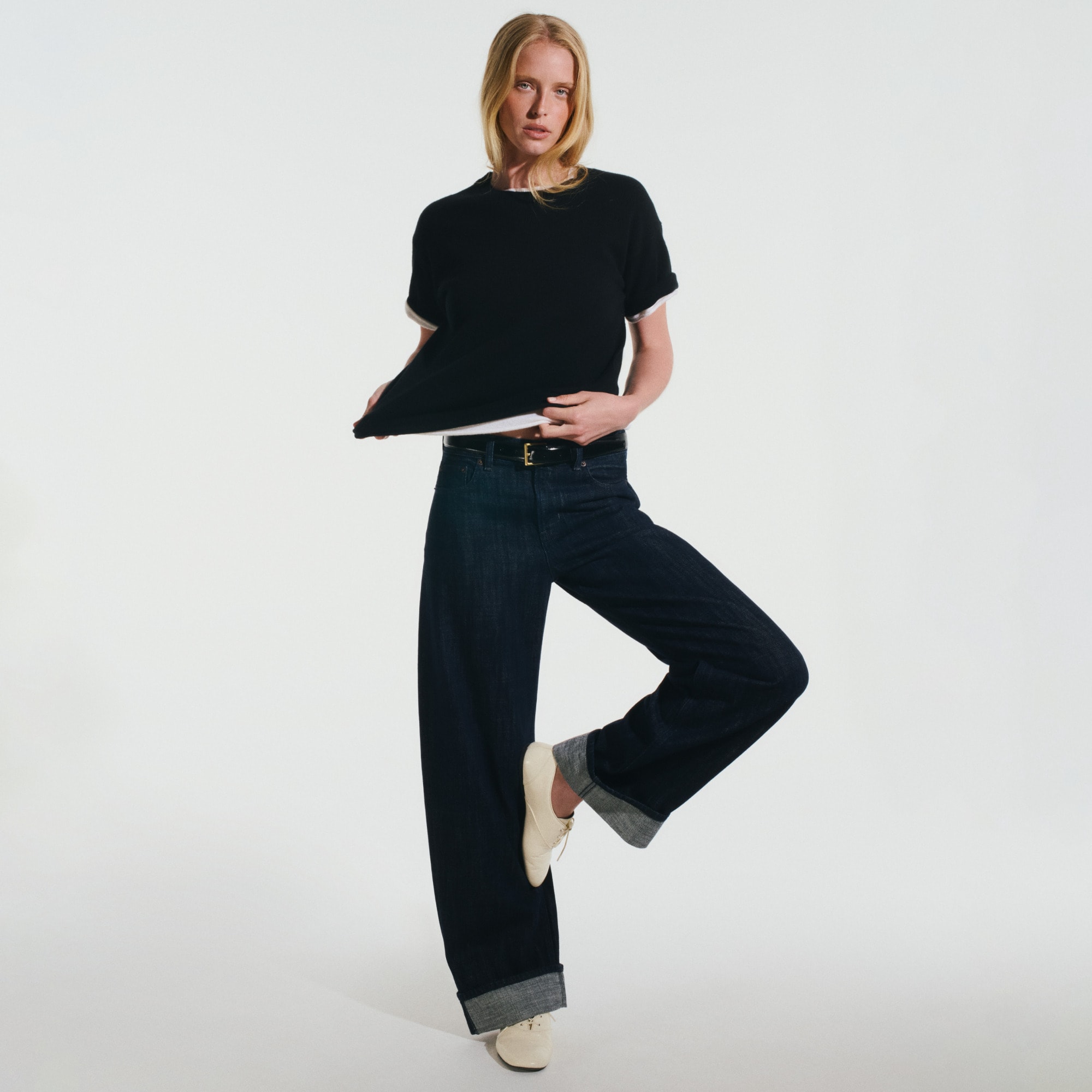 Exaggerated Barrel Jean