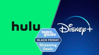 (L to R) The Hulu, Disney Plus logos