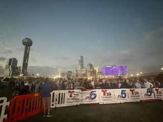 Solar eclipse coverage by Dallas stations