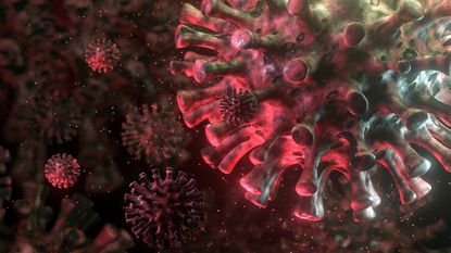 concept art of coronavirus