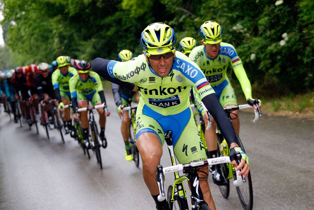 Tinkoff Saxo on the front at the Giro d'Italia