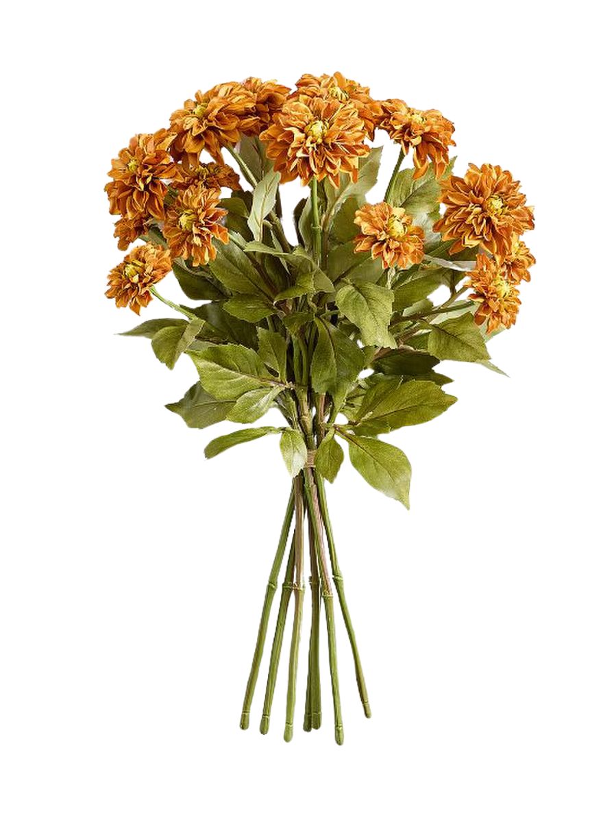 Pottery Barn, Faux Yellow Dahlia Bundle