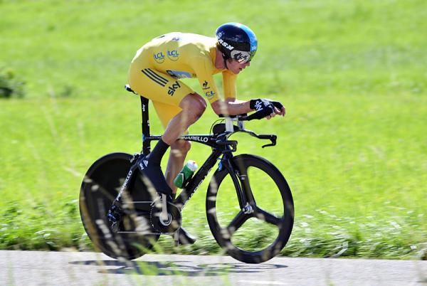 Tour de France leader Bradley Wiggins (Sky)